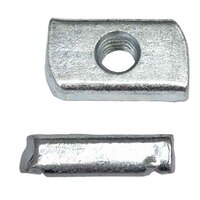 1/2"-13 Channel (Unistrut) Nut, No Spring, Zinc